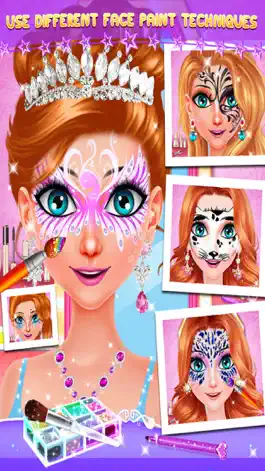 Game screenshot Face Paint Makeup Party Salon apk
