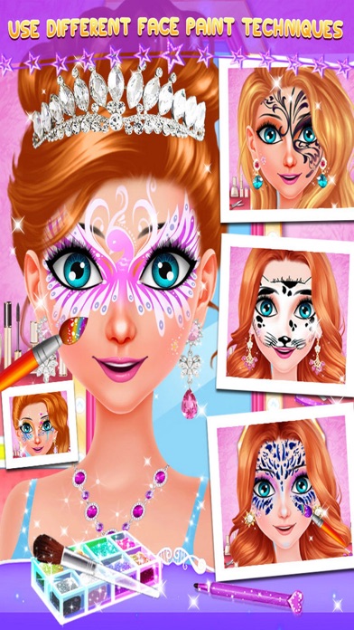 Face Paint Makeup Party Salon screenshot 2