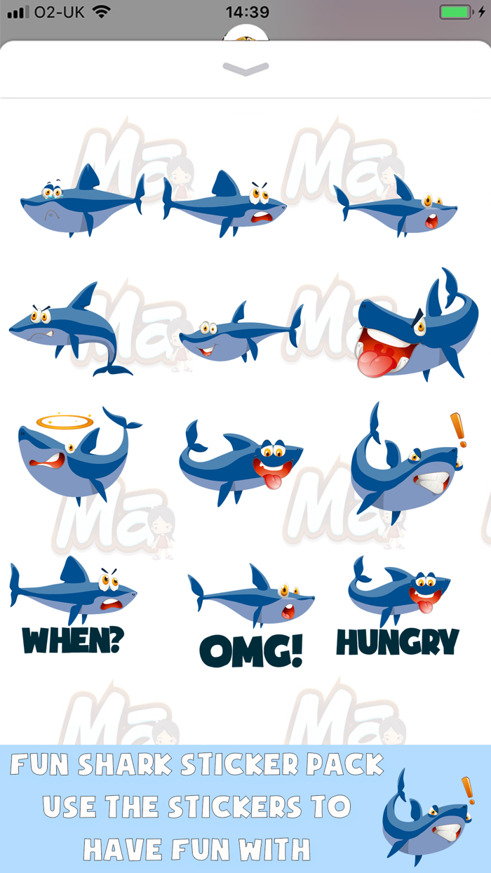 Shark Time Stickers