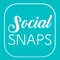 Social Snaps is a social media marketing app for iPhone and iPad