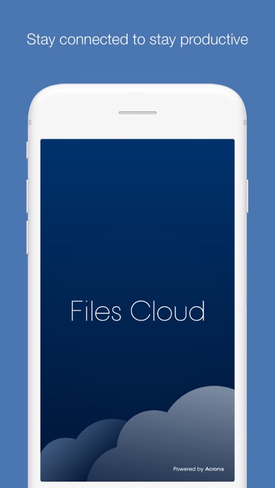 How to cancel & delete Files Cloud from iphone & ipad 1