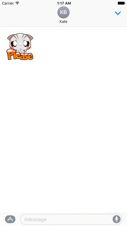 Animated Kitty And Mom Sticker