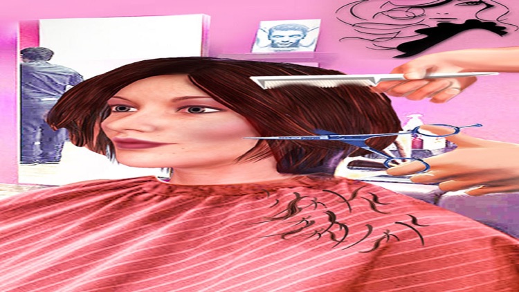 Girls Hair Cutting Game 3D