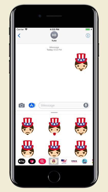 Uncle Sam - USA emoji pack screenshot-4