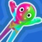 Tap and hold to melt your slime character and squeeze through obstacles