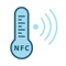 A NFC Tools can read your NFC temperature logger with a simple command write in the device and get standard NDEF data back and show up on user interface