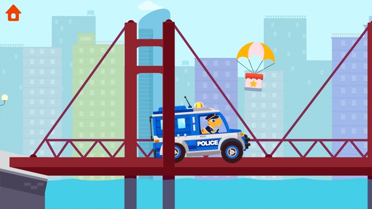 Dinosaur Police Car screenshot-5