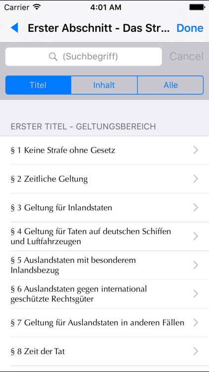 Strafrecht für iPhone screenshot-3