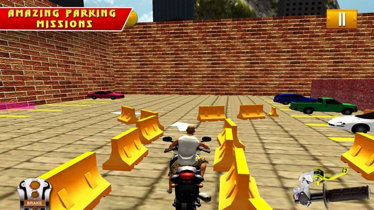 SuperBike Stunt Drive: Parking