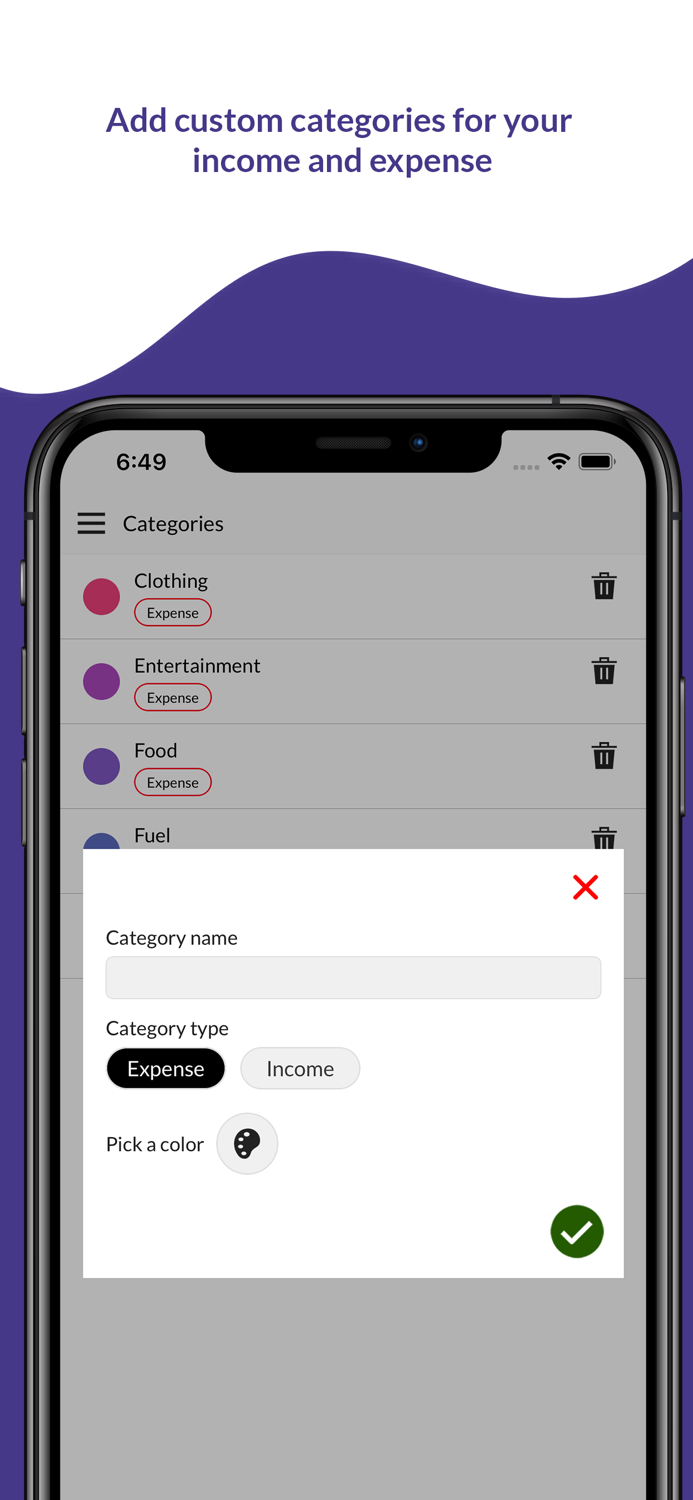 Classify expense tracker
