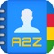 "A2Z Contacts" is the powerful all-in-one contact management app for your iPhone, iPad, & iPod