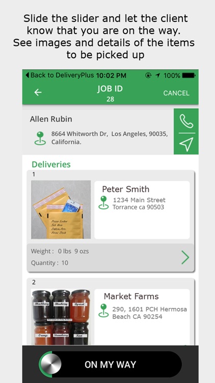 Delivery Plus Driver’s App