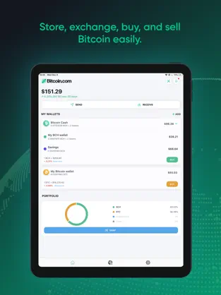 Screenshot 1 Bitcoin Wallet: buy BTC & BCH iphone