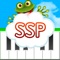 The SSP Spelling Piano app replaces the previous version, created in 2014 for iPad and introduces the Speech Sound Monsters