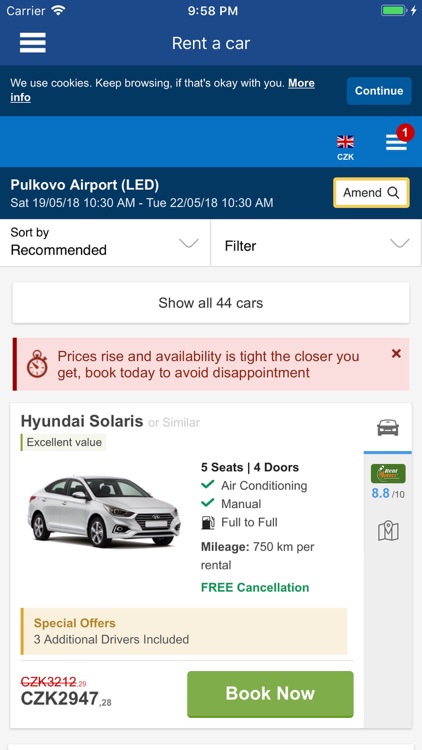 Rent a Car Worldwide
