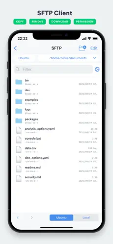 Captura 5 Termius: Terminal & SSH client iphone