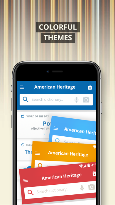 American Heritage Thesaurus Screenshot