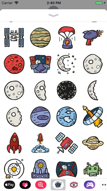 Outer Space Stickers Pro