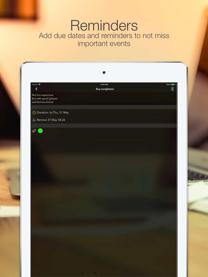 Easy Lists - handy reminders