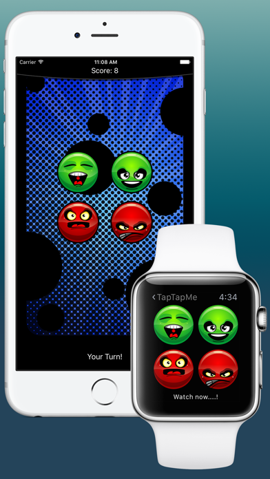 Tap Tap Me - The classic simon says memory game Screenshot 1