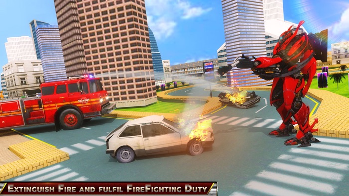 火 卡车 战斗机 机器人 战斗