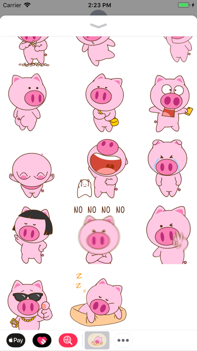Pinky Piglet Animated Stickers screenshot 2
