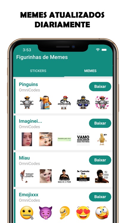 Figurinhas de Memes - Stickers