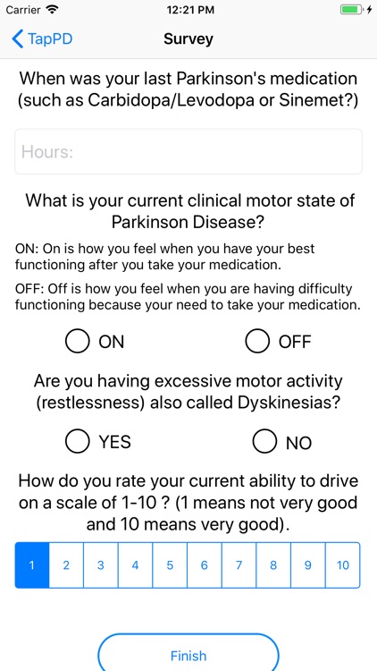 TapPD Research Participant screenshot-4