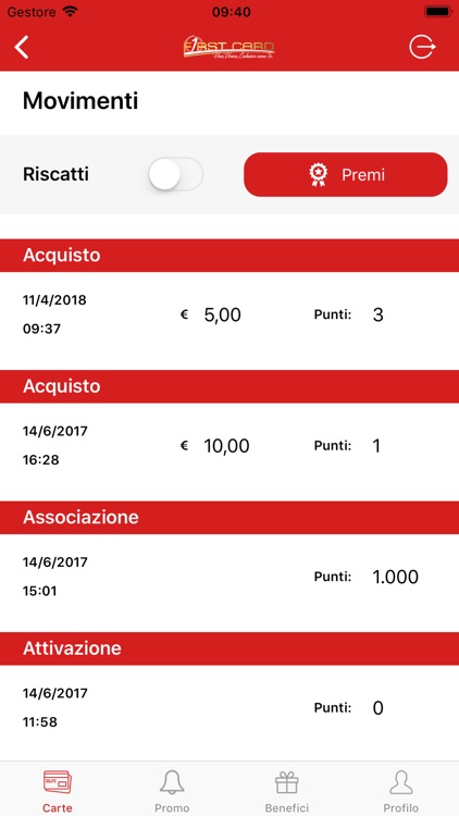 First Card Casareale screenshot-3