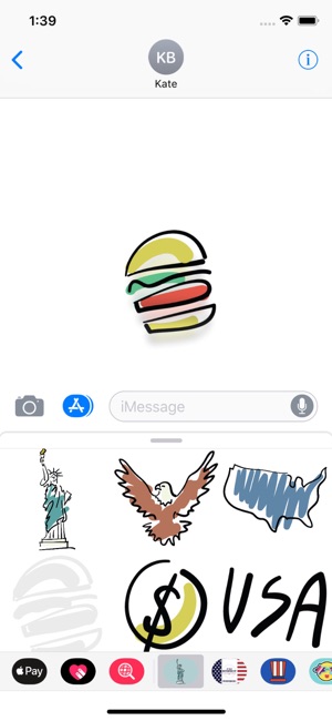 USA Doodles Stickers(圖2)-速報App