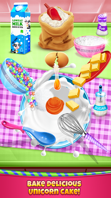 How to cancel & delete Birthday Cake - Unicorn Food from iphone & ipad 3