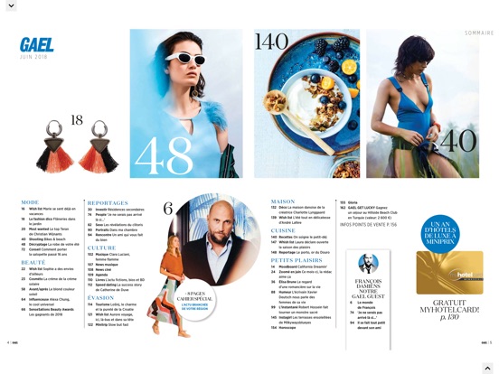 iPad Image of Gael Magazine
