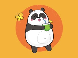 Downloads Fun Panda Stickers for iMessage