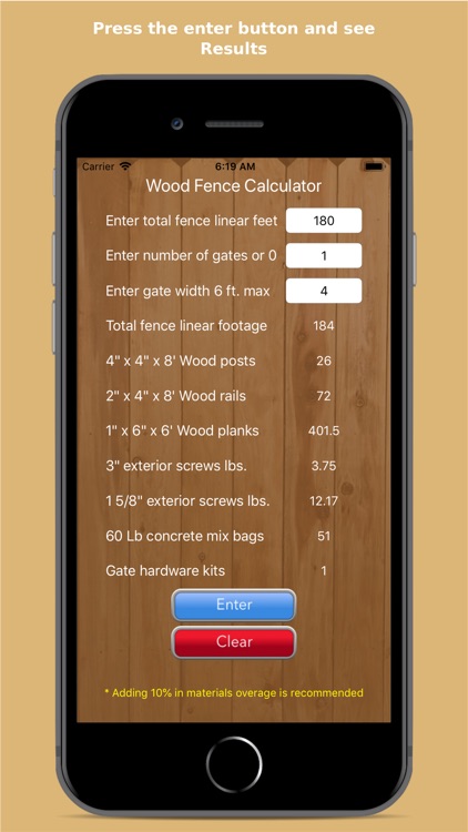 WoodFenceCalc screenshot-3