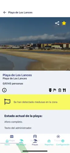 Captura de Pantalla 2 Mi Playa Aforo iphone