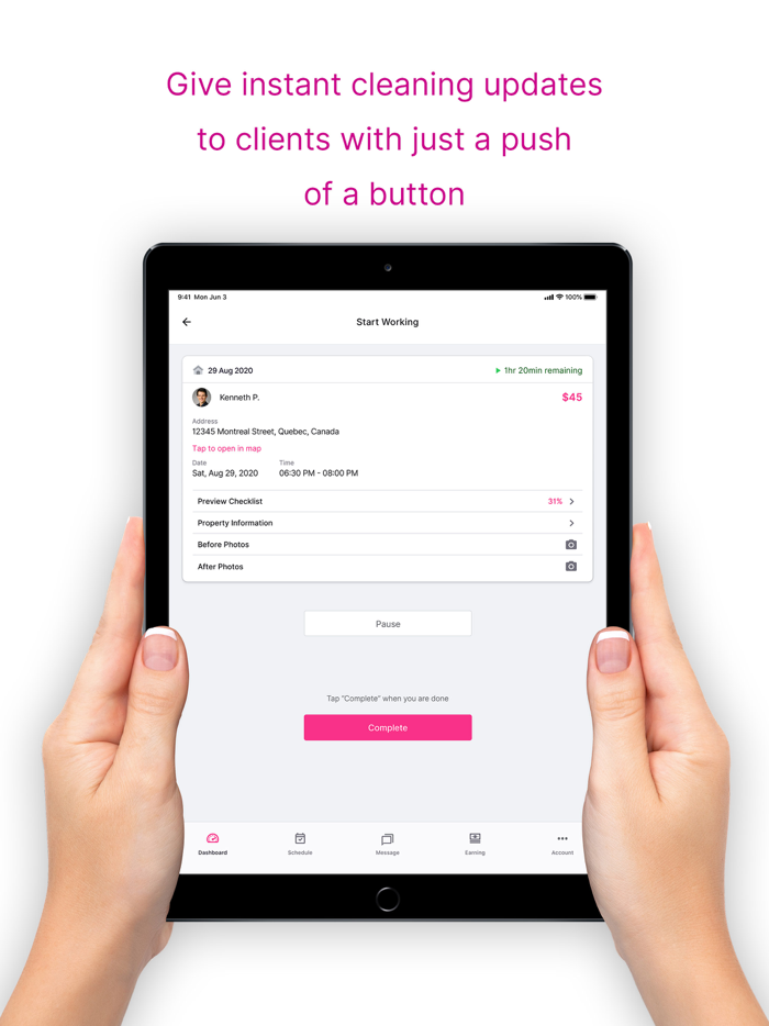 TIDY app For Cleaners Only