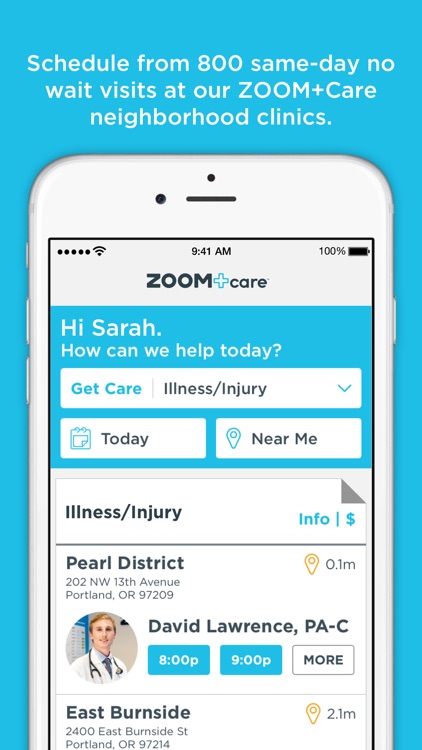 ZOOM+Care On-Demand Healthcare