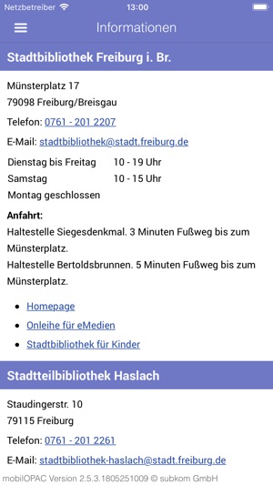 Stadtbibliothek Freiburg(圖5)-速報App