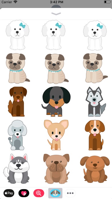 Animated Crazy Dogs Stickers Screenshot 2