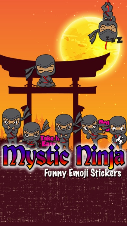 Mystic Ninja Funny Emoji Stick screenshot-0