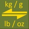 Icon kg to lb weight converter