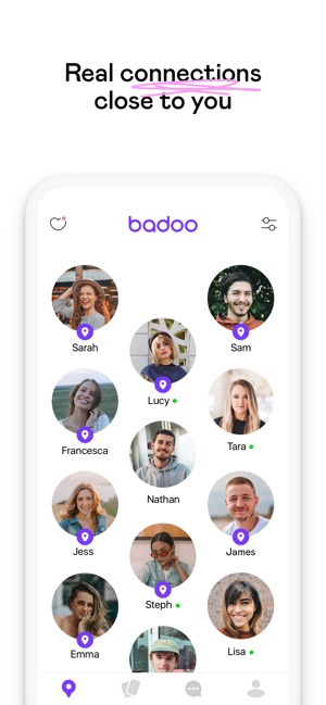Badoo when you skip someone do are they showing
