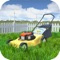 This is a game where you control a lawn mower, here you fight with the grass