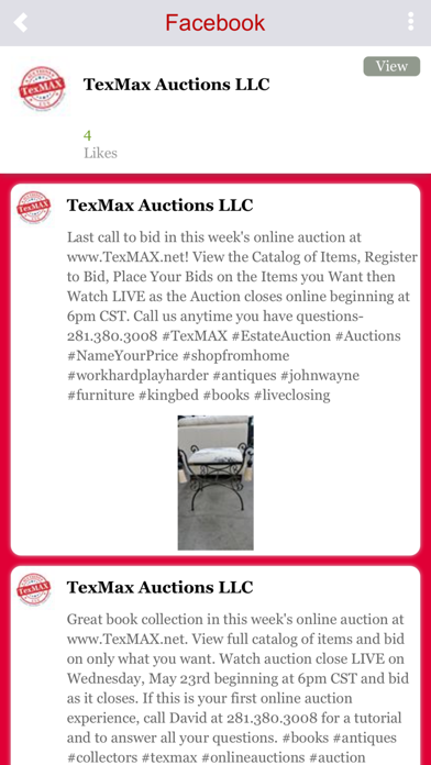 TexMAX Auctions screenshot 2