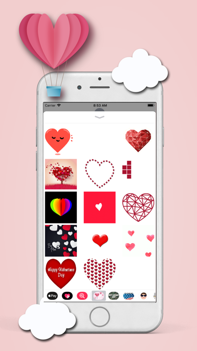 Animated I Heart You Stickers screenshot 2