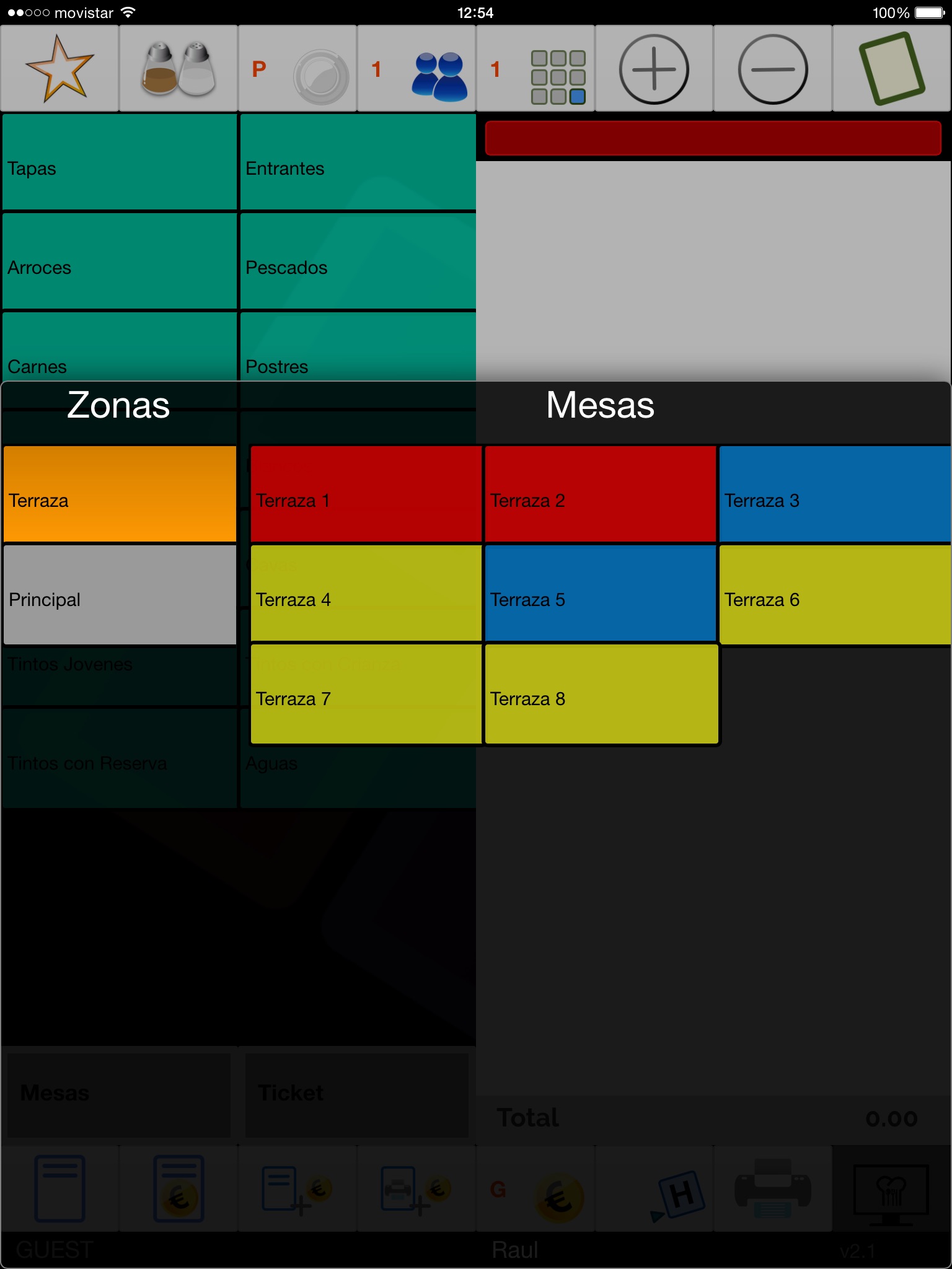 eTablePOS screenshot 2