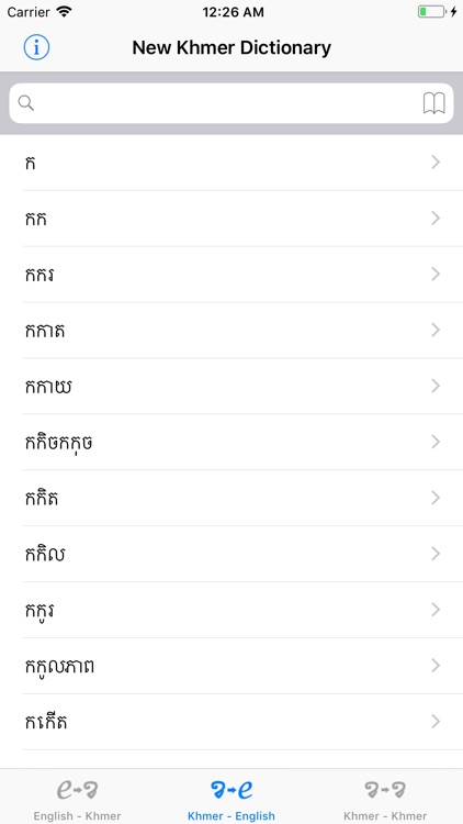 New Khmer Dictionary