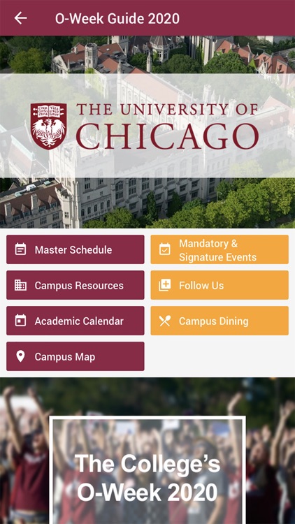 College Connection - UChicago