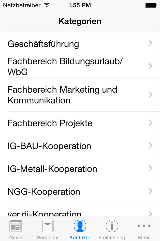 DGB Bildungswerk NRW Seminare screenshot 3