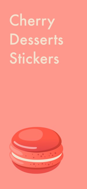 Cherry Desserts Stickers